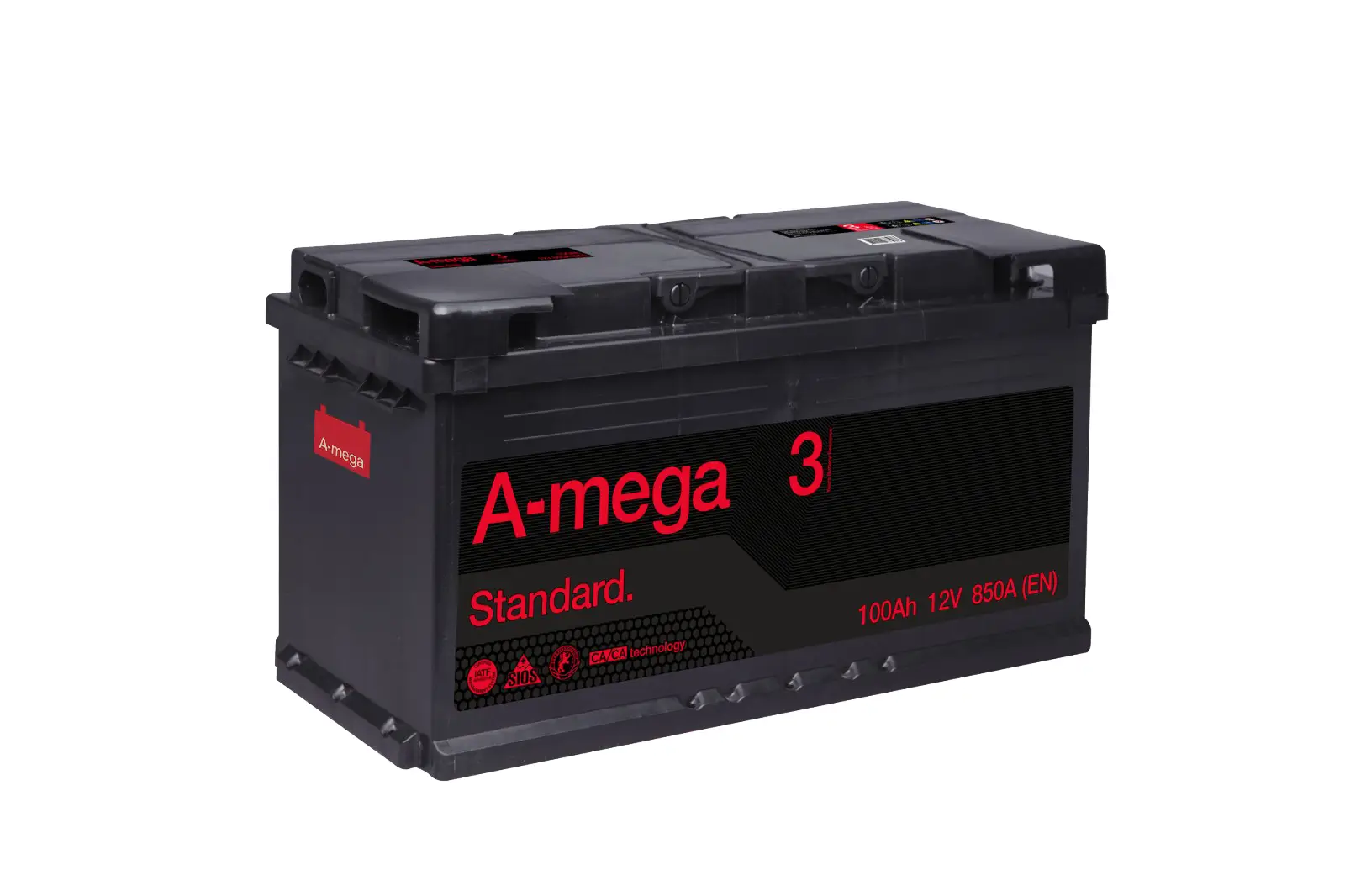 Аккумулятор A-mega Standard 100Ah 850A