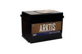 На фото: Аккумулятор ARKTIS 62Ah 600A (- +)