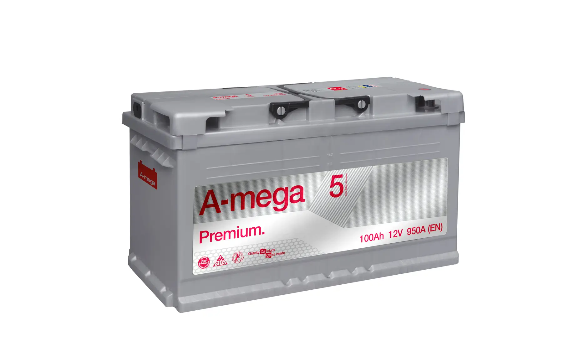 Акумулятор A-mega Premium 100Ah 950А