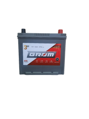 На фото: Акумулятор GROM EFB Asia 65Ah 670A (- +)