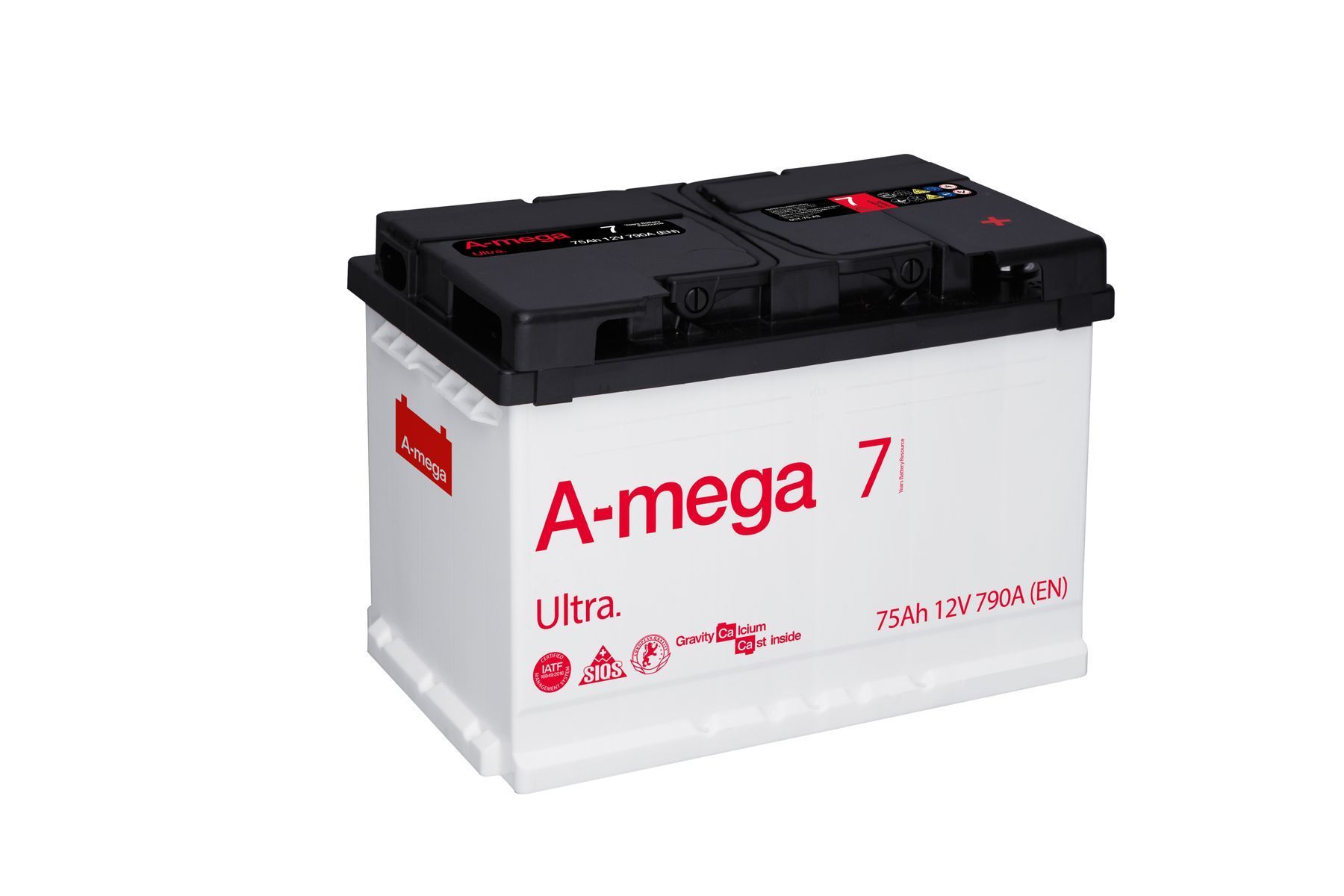 Купить Аккумулятор A-mega Ultra 75Ah 790A (- +) в Киеве и Украине