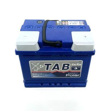 На фото: Аккумулятор TAB euro 60Ah 600A (- +) (EU)