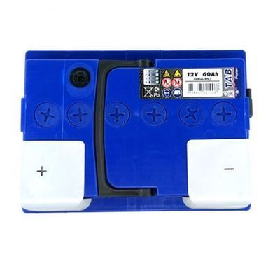 На фото: Акумулятор TAB 60Ah 600A (+ -) (EU)
