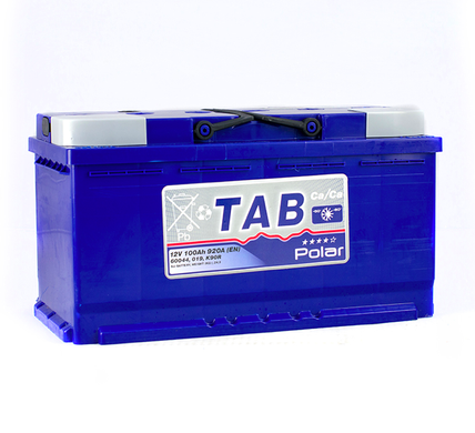 На фото: Акумулятор TAB euro 100Ah 920A (- +) (EU)