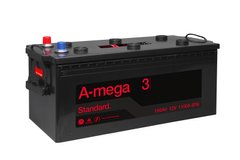 На фото: Аккумулятор Amega Standard 190Ah (1100A)